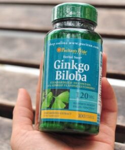 Viên uống bổ não Puritan's Pride Ginkgo Biloba 60mg