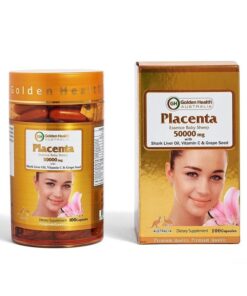 Viên uống nhau thai cừu Placenta 50000mg Golden Health