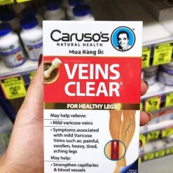 Viên uống suy giãn tĩnh mạch Caruso's Veins Clear