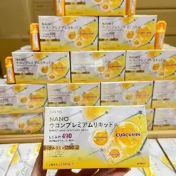 Nước Uống Tinh Chất Nghệ Nano Eikenbi Nano Ukon Premium Liquid – Hộp 15 Tép x 10ml (Nhật Bản)