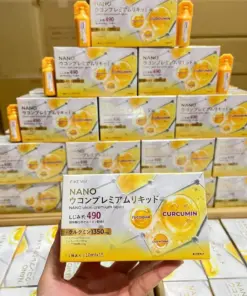 Nước Uống Tinh Chất Nghệ Nano Eikenbi Nano Ukon Premium Liquid – Hộp 15 Tép x 10ml (Nhật Bản)
