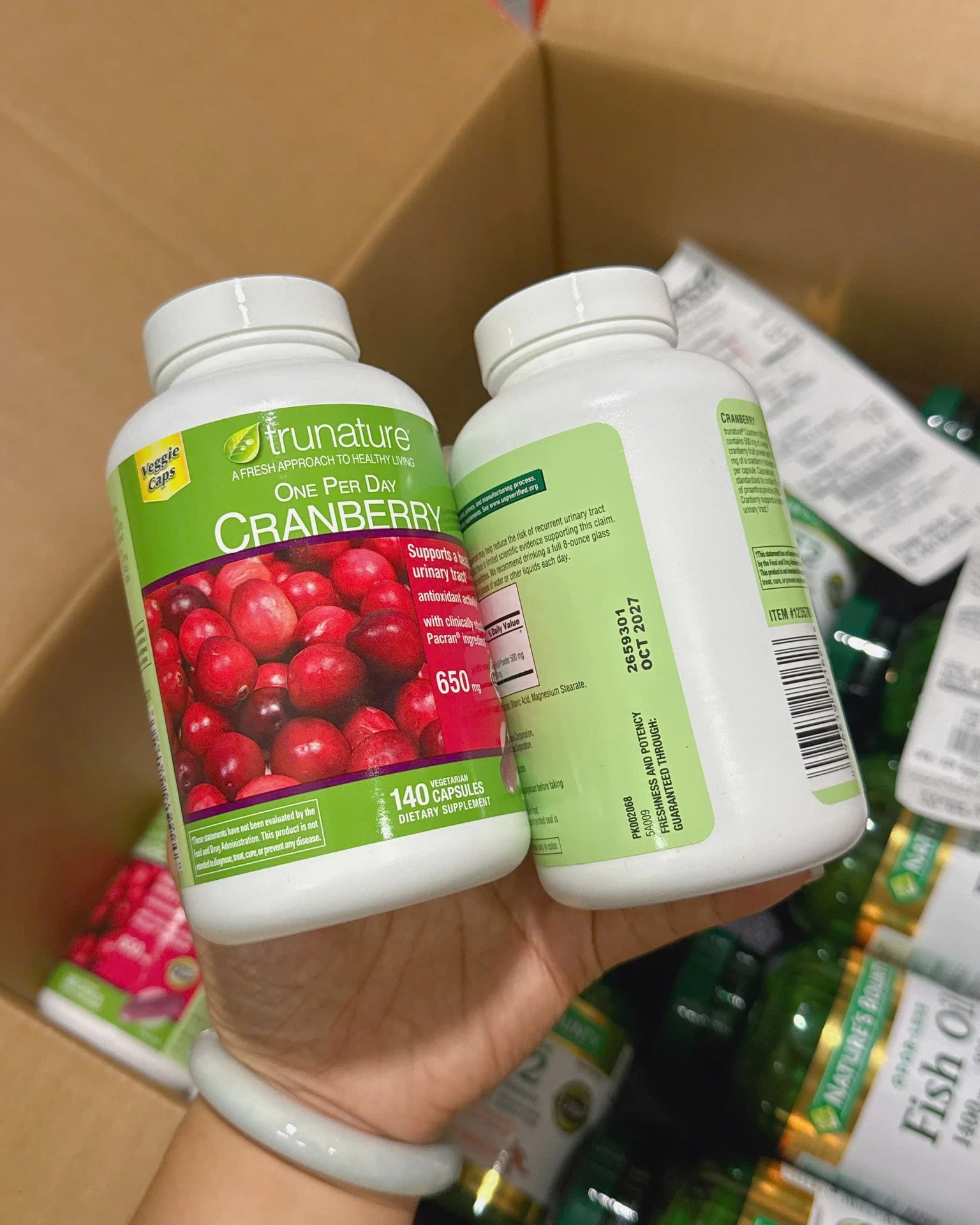 Viên Uống Hỗ Trợ Đường Tiết Niệu Trunature Cranberry 650mg Viên Uống Hỗ Trợ Đường Tiết Niệu Trunature Cranberry 650mg - Ảnh 5