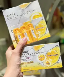 Nước Uống Tinh Chất Nghệ Nano Eikenbi Nano Ukon Premium Liquid – Hộp 15 Tép x 10ml (Nhật Bản) Nước Uống Tinh Chất Nghệ Nano Eikenbi Nano Ukon Premium Liquid – Hộp 15 Tép x 10ml (Nhật Bản) - Yêu Hàng Ngoại