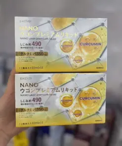 Nước Uống Tinh Chất Nghệ Nano Eikenbi Nano Ukon Premium Liquid – Hộp 15 Tép x 10ml (Nhật Bản) Nước Uống Tinh Chất Nghệ Nano Eikenbi Nano Ukon Premium Liquid – Hộp 15 Tép x 10ml (Nhật Bản) - Yêu Hàng Ngoại
