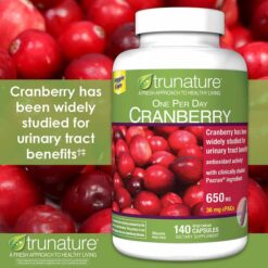 Viên Uống Hỗ Trợ Đường Tiết Niệu Trunature Cranberry 650mg