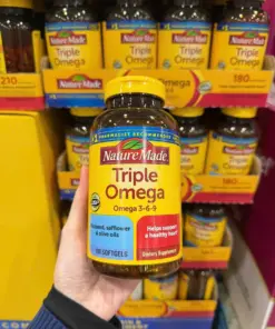 Viên Uống Hỗ Trợ Tim Mạch Nature Made Triple Omega 3-6-9 Mỹ