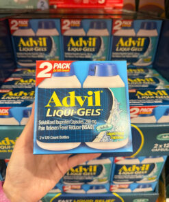 Viên nang hỗ trợ giảm đau hạ sốt Advil Liqui-Gels 200mg ibuprofen