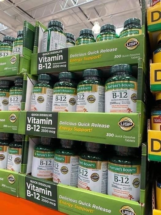 Viên uống Vitamin B12 2500mg Nature's Bounty Viên uống Vitamin B12 2500mg Nature's Bounty - Yêu Hàng Ngoại