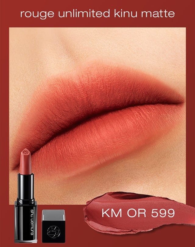 Son Shu Uemura Rouge Unlimited Kinu Matte KM OR 599 Son Shu Uemura Rouge Unlimited Kinu Matte KM OR 599 - Yêu Hàng Ngoại