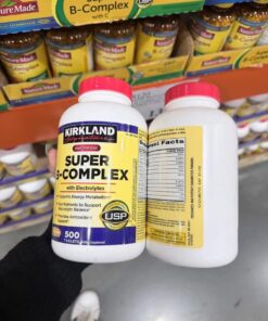 Vitamin B tổng hợp Kirkland Super B-Complex 500 viên của Mỹ