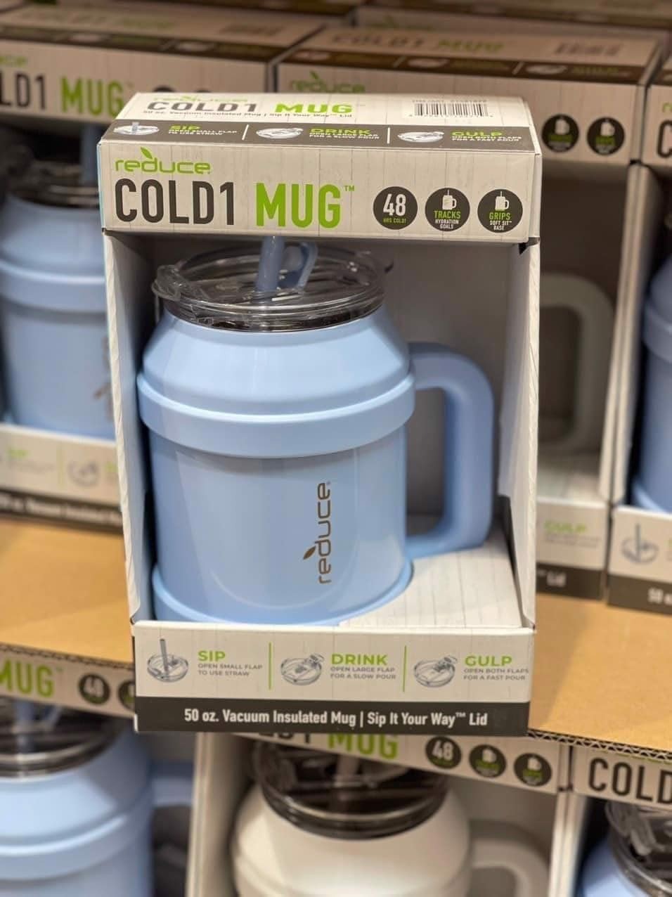 Bình nước giữ nhiệt REDUCE Cold 1 Mug 1,5 Lít Bình nước giữ nhiệt REDUCE Cold 1 Mug 1,5 Lít - Yêu Hàng Ngoại
