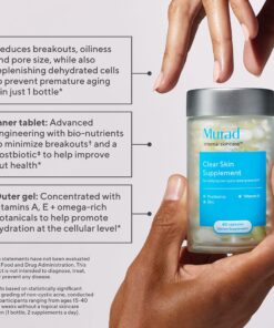 Alternative view of Viên uống Murad Clear Skin Supplement giảm mụn, bã nhờn & se khít lỗ chân lông