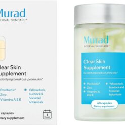 Viên uống Murad Clear Skin Supplement giảm mụn, bã nhờn & se khít lỗ chân lông