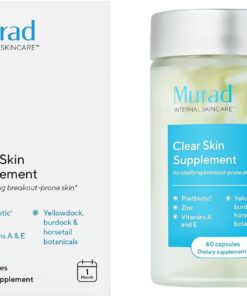 Viên uống Murad Clear Skin Supplement giảm mụn, bã nhờn & se khít lỗ chân lông