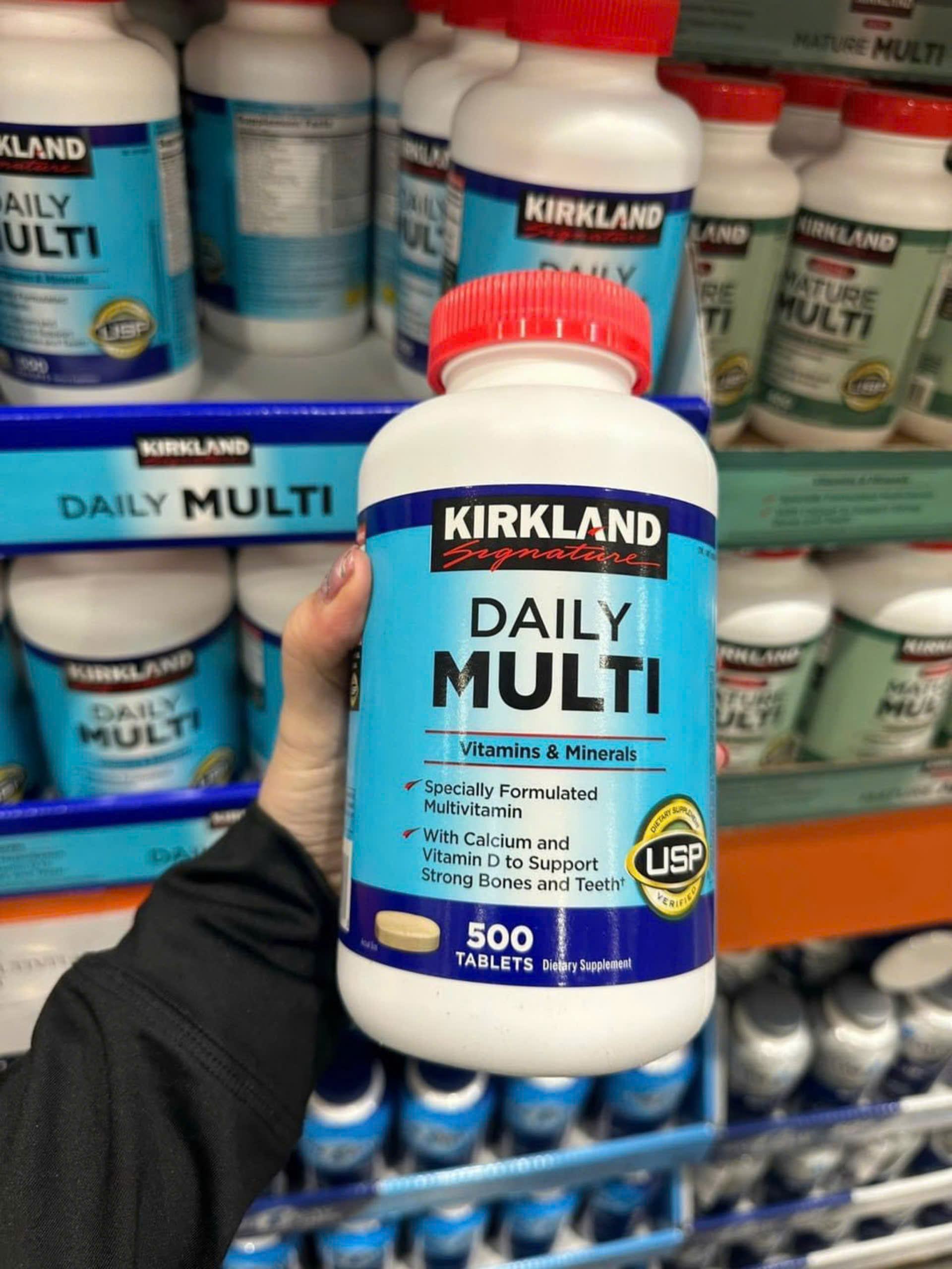 Viên uống Vitamin tổng hợp Kirkland Signature Daily Multi Vitamins & Minerals Viên uống Vitamin tổng hợp Kirkland Signature Daily Multi Vitamins & Minerals - Yêu Hàng Ngoại
