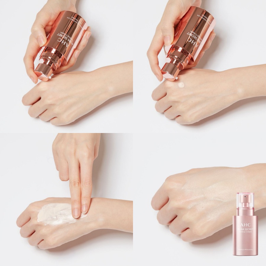 Kem dưỡng trắng da nâng tông AHC Aura Secret Tone Up Cream SPF30/PA++ Kem dưỡng trắng da nâng tông AHC Aura Secret Tone Up Cream SPF30/PA++ - Yêu Hàng Ngoại