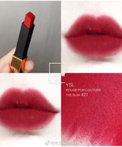 Son YSL Rouge Pur Couture The Slim Mate 21 màu đỏ tươi (Đỏ thuần) Son YSL Rouge Pur Couture The Slim Mate 21 màu đỏ tươi (Đỏ thuần) - Yêu Hàng Ngoại