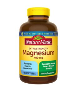 Viên uống bổ sung Magie Nature Made Extra Strength Magnesium 400mg
