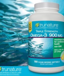 Viên uống dầu cá Trunature Triple Strength Omega 3 900mg