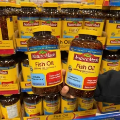 Dầu Cá Nature Made Fish Oil 1200mg (300 Viên) Mỹ - Hỗ Trợ Tim Mạch - Yêu Hàng Ngoại