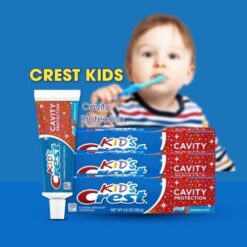 Kem đánh răng cho bé Crest Kid’s Cavity Protection 130g - Set 5 x 130g