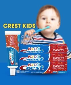 Kem đánh răng cho bé Crest Kid’s Cavity Protection 130g - Set 5 x 130g