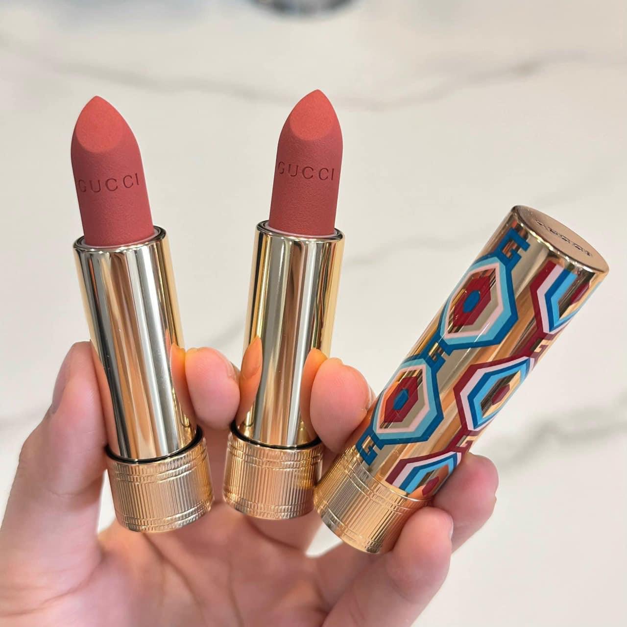 Son Gucci Matte 208 They Met in Argentina màu Cam Đất Son Gucci Matte 208 They Met in Argentina màu Cam Đất - Yêu Hàng Ngoại