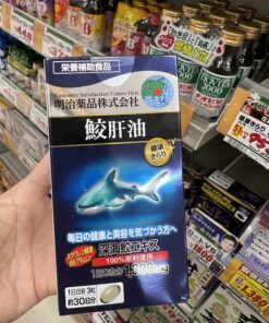 Viên uống dầu gan cá mập Noguchi Meiji Nhật Bản