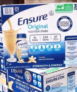 Sữa nước Ensure Original Nutrition Shake Strength & Energy 237ml x 30 chai Sữa nước Ensure Original Nutrition Shake Strength & Energy 237ml x 30 chai - Yêu Hàng Ngoại