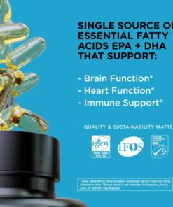 Viên uống dầu cá cô đặc Sports Research Triple Strength Omega-3 Fish Oil 1250mg Viên uống dầu cá cô đặc Sports Research Triple Strength Omega-3 Fish Oil 1250mg - Yêu Hàng Ngoại