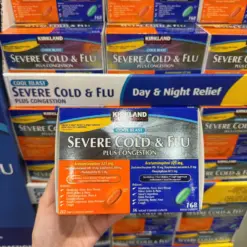Viên Uống Hỗ Trợ Cảm Cúm Ngày Và Đêm Kirkland Severe Cold & Flu – Hộp 168 Viên (Mỹ)