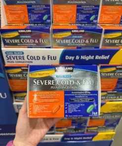 Viên Uống Hỗ Trợ Cảm Cúm Ngày Và Đêm Kirkland Severe Cold & Flu – Hộp 168 Viên (Mỹ)