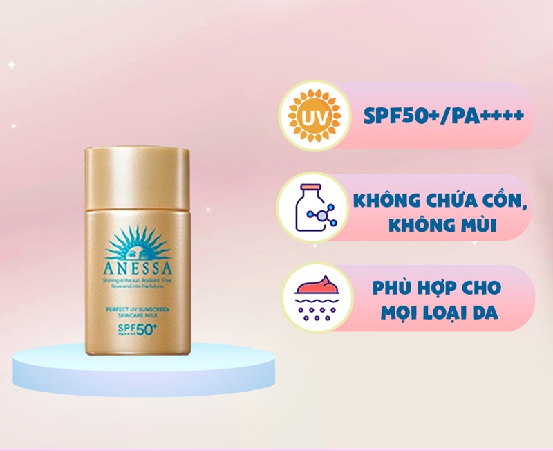 Review chi tiết sản phẩm kem chống nắng Anessa - Siêu phẩm cho phái đẹp Sản phẩm kem chống nắng với nhiều dưỡng chất tốt