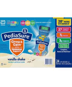 Sữa Pediasure nước Pediasure Grow & Gain Vanilla Shake (Thùng 24 chai x 237ml)