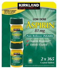 Viên uống giảm đau Kirkland Low Dose Aspirin 81mg