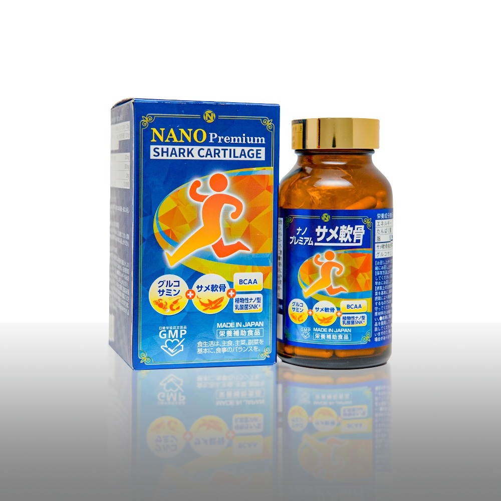 Viên uống bổ xương, sụn khớp NANO Premium SHARK CARTILAGE Nhật Bản Viên uống bổ xương, sụn khớp NANO Premium SHARK CARTILAGE Nhật Bản - Yêu Hàng Ngoại