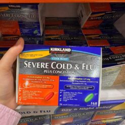 Viên uống cảm cúm, ho sốt Kirkland Signature Cold & Flu Severe