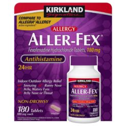 Viên uống giảm dị ứng Kirkland Signature 24h Aller-Fex Antihistamine 180mg