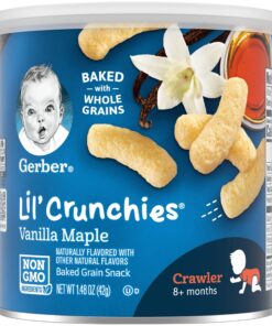 Bánh ăn dặm dành cho bé trên 8 tháng Gerber Snacks for Baby Bánh ăn dặm dành cho bé trên 8 tháng Gerber Snacks for Baby - Yêu Hàng Ngoại