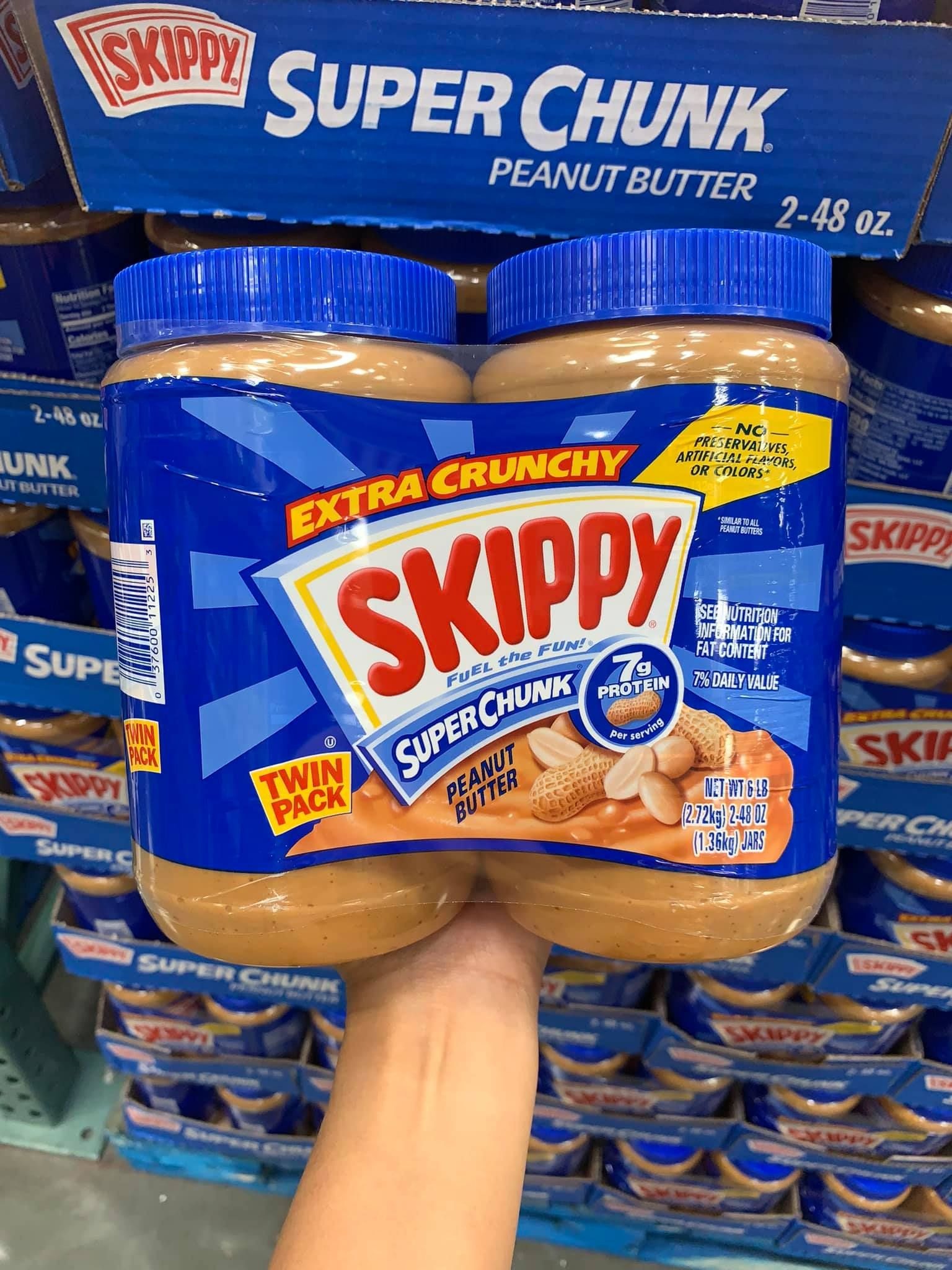Bơ đậu phộng Skippy Super Chunk Peanut Butter Extra Crunchy Bơ đậu phộng Skippy Super Chunk Peanut Butter Extra Crunchy - Yêu Hàng Ngoại