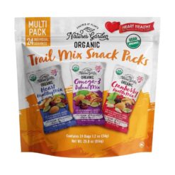 Hạt sấy khô hữu cơ tổng hợp Nature's Garden Organic Trail Mix Snack Packs