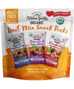 Hạt sấy khô hữu cơ tổng hợp Nature's Garden Organic Trail Mix Snack Packs