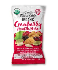 Alternative view of Hạt sấy khô hữu cơ tổng hợp Nature's Garden Organic Trail Mix Snack Packs