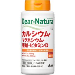 Viên uống bổ sung Canxi Magie Zinc + D Dear Natura Asahi Nhật Bản