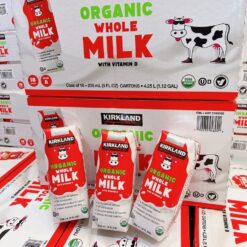 Sữa hữu cơ Kirkland Signature Organic Whole Milk