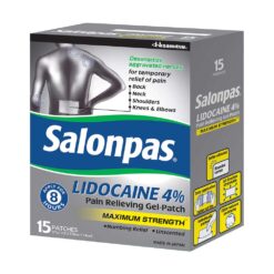 Miếng dán giảm đau Salonpas LIDOCAINE 4% Pain Relieving Gel-Patch