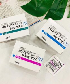 Miếng dán hỗ trợ ho Sawai Nhật Bản 0.5mg/1mg/2mg