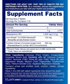 Viên uống bổ xương khớp Osteo Bi-Flex Triple Strength + Turmeric Viên uống bổ xương khớp Osteo Bi-Flex Triple Strength + Turmeric - Yêu Hàng Ngoại