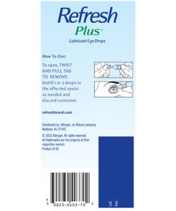 Nước nhỏ mắt Refresh Plus Lubricant Eye Drops Nước nhỏ mắt Refresh Plus Lubricant Eye Drops - Yêu Hàng Ngoại