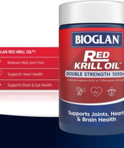 Viên uống dầu nhuyễn thể Bioglan Red Krill Oil 1000mg